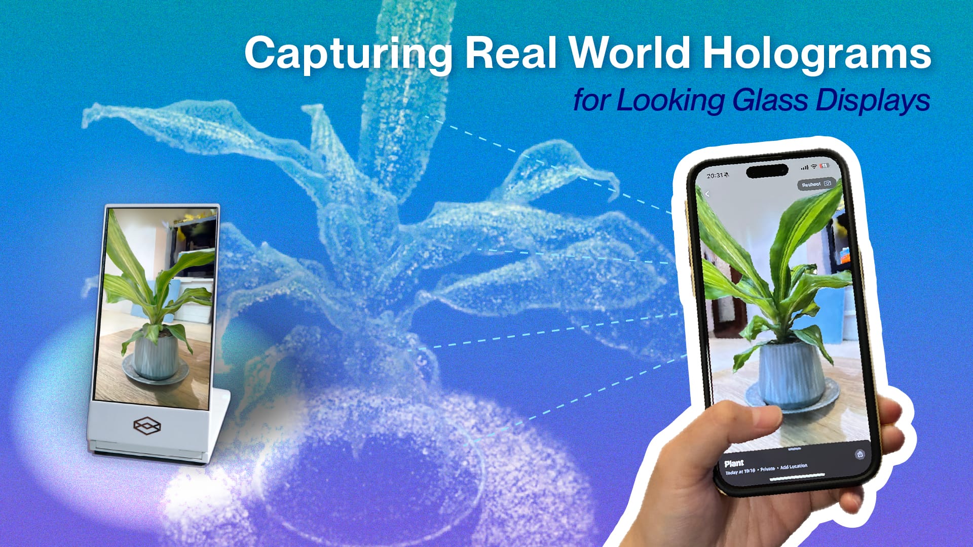 Capturing Real World Holograms for Looking Glass Displays